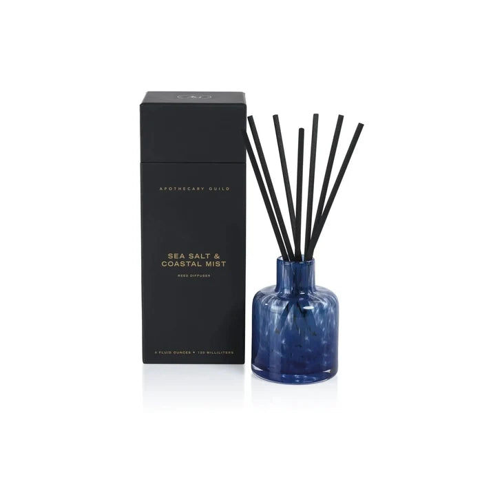 Apothecary Guild 4oz Reed Diffuser - Sea Salt & Coastal Mist