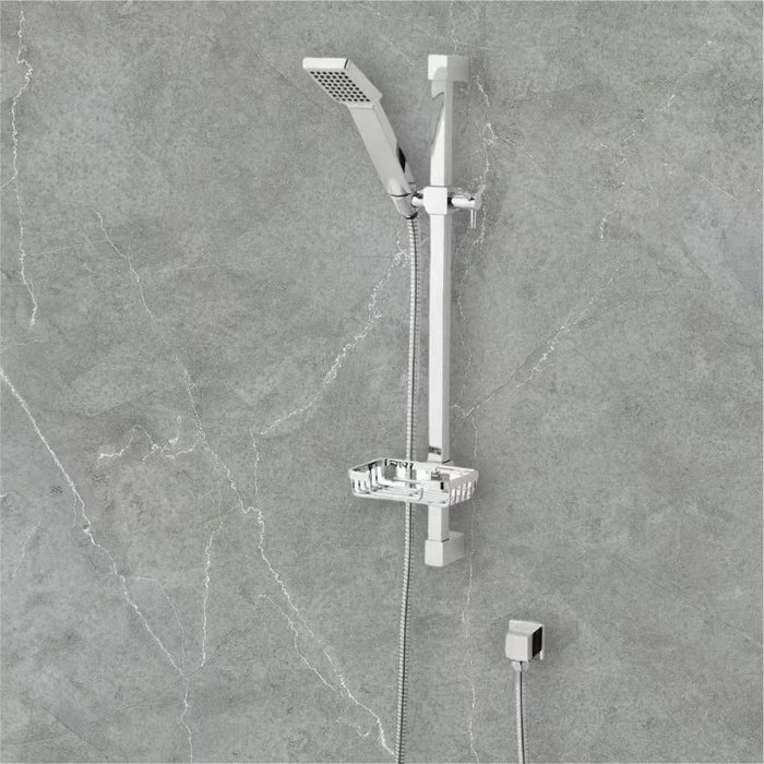 Aquatia Adjustable Shower Raiser Rail with Multi Function Handset