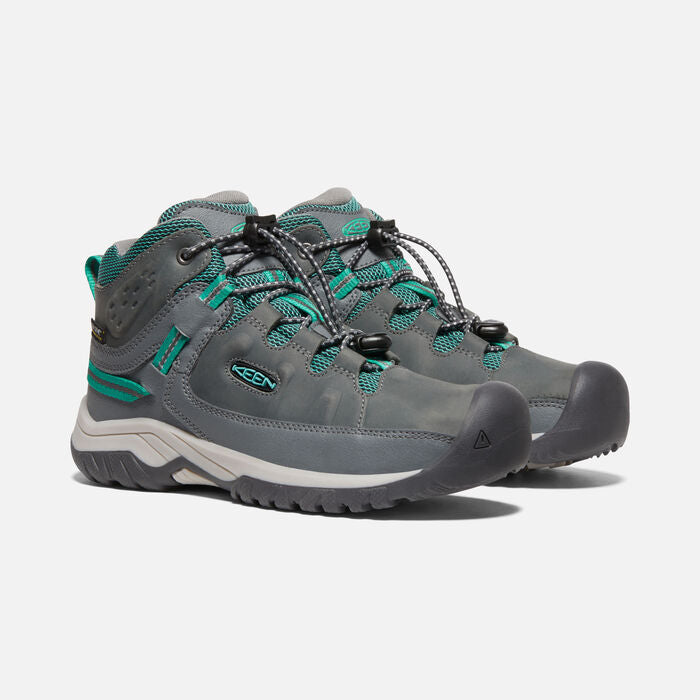 Big Kid'sTarghee Mid Waterproof Steel Grey Porcelain