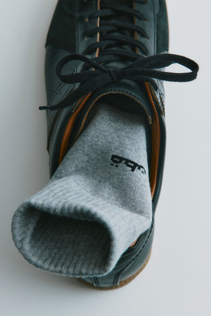 Crew Socks in Heather Grey