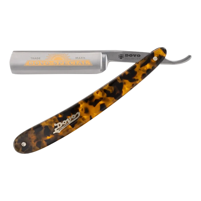 DOVO barberkniv - Imitert Skilpaddeskall 5/8"
