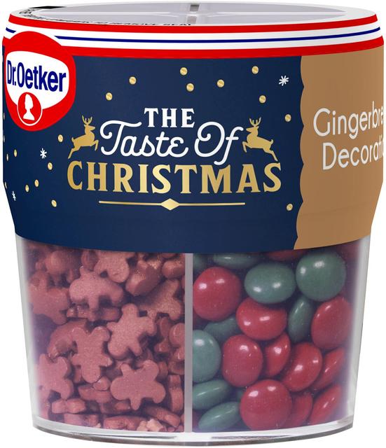 Dr. Oetker Taste of Christmas Gingerbread Decoration Sprinkles 76g - Soposopo