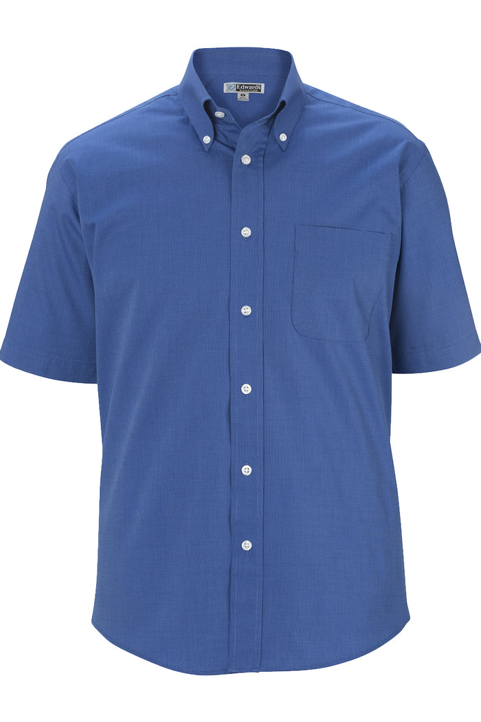 EDWARDS PINPOINT OXFORD SHORT SLEEVE MENS SHIRT
