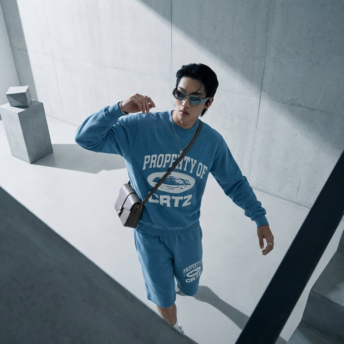 Sweatshirt homme col rond graphique streetwear - Koreanxwear