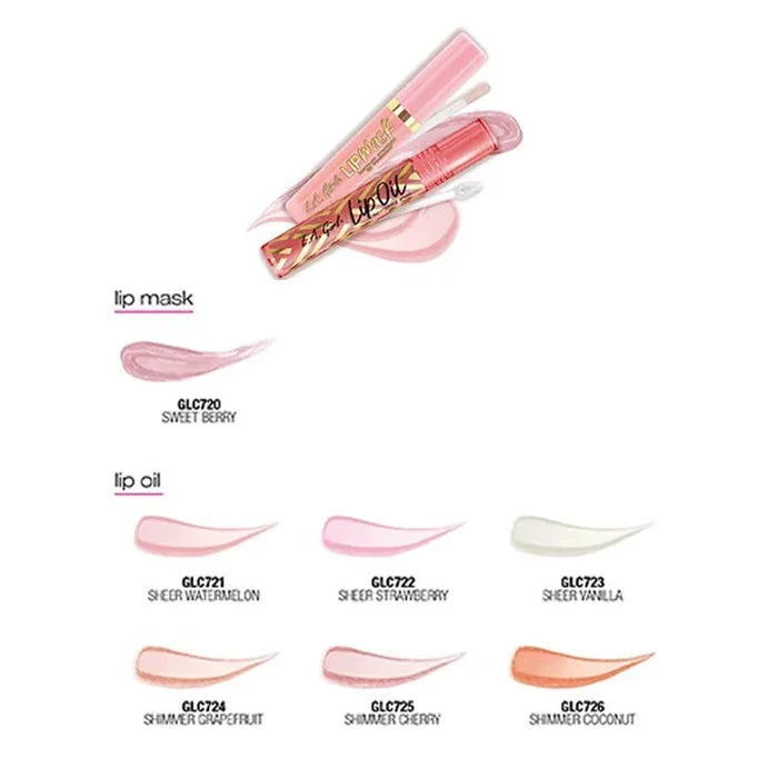 LA Girl - 42pc Lip Mask & Lip Oil