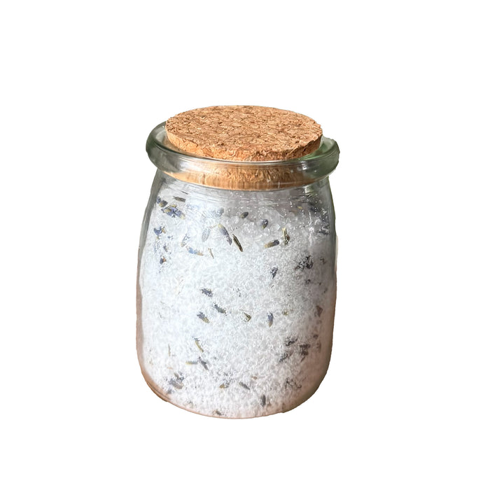 Lavender Meadows Bath Salts – Calming Spa Soak with Dried Lavender - Jarful House