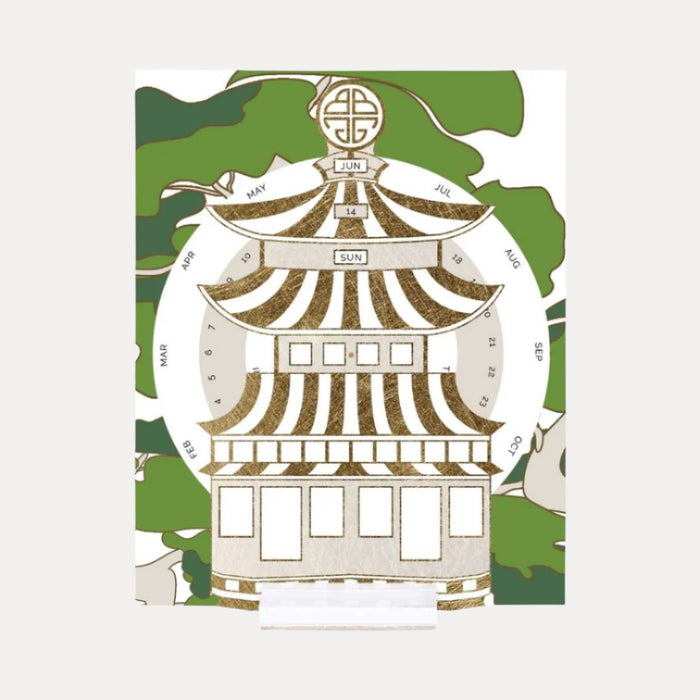 High Quality Desk Calendar | Pagoda Inspired | BuDhaPaper by BuDhaGirl