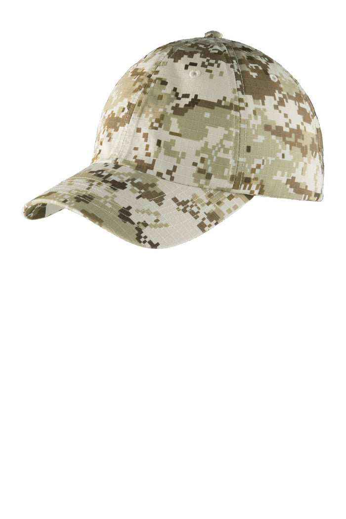 Port Authority ® Digital Ripstop Camouflage Cap. C925