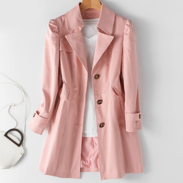 Raphaella™ Mid-Length Trench Coat