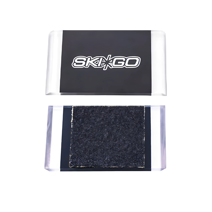 A product picture of the Ski*Go Grip Scraper with Sandpaper