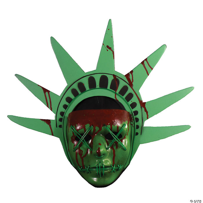 The purge lady liberty light up mask