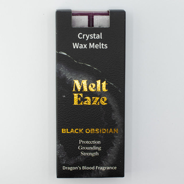Wax Melts Bar fragrance Dragons Blood With Black Obsidian Gemstone Chips