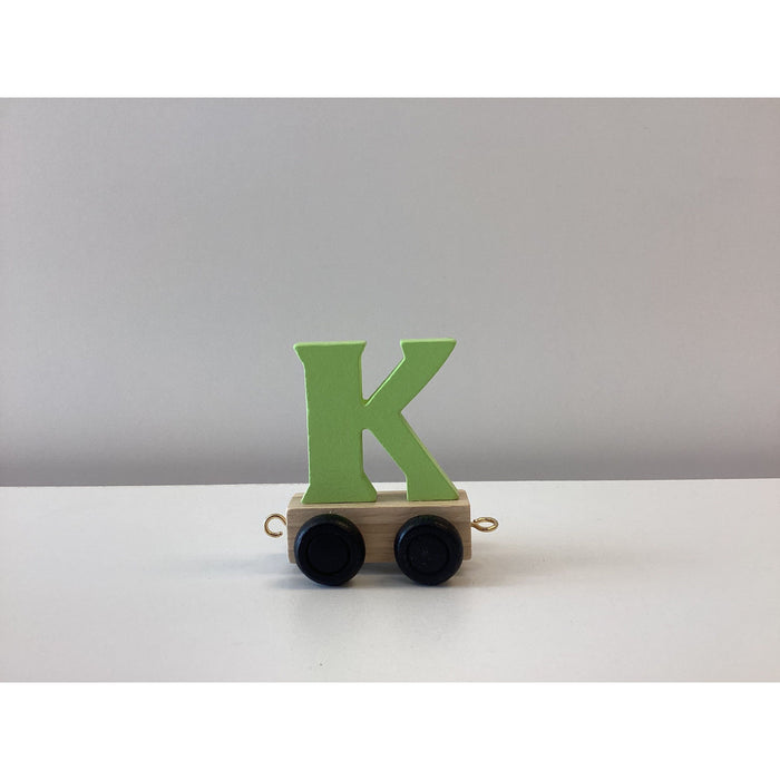 Wooden Name Train Letter K