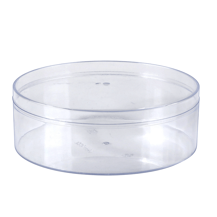 1000mL Clear Round Container With Hard Lid - TEM IMPORTS™
