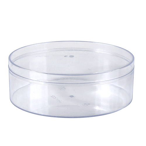 1000mL Clear Round Container With Hard Lid - TEM IMPORTS™