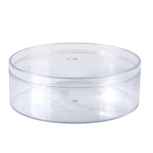 1000mL Clear Round Container With Hard Lid - TEM IMPORTS™