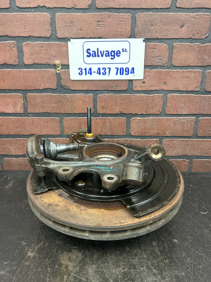 12-15 JEEP GRAND CHEROKEE SRT REAR LEFT BREMBO ROTOR KNUCKLE HUB OEM 04877113AB