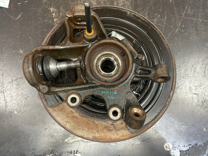 12-15 JEEP GRAND CHEROKEE SRT REAR LEFT BREMBO ROTOR KNUCKLE HUB OEM 04877113AB