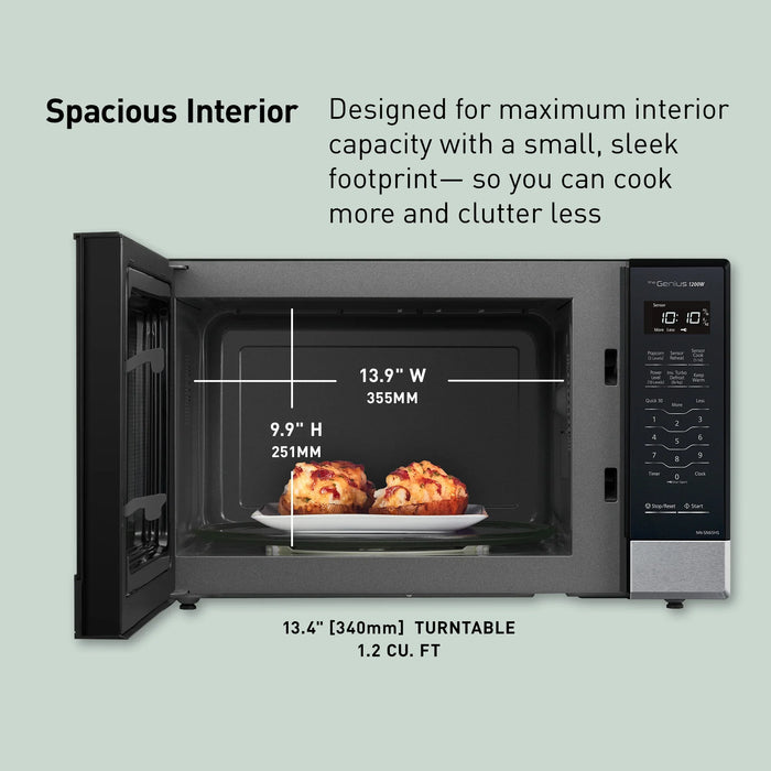 1.2 cu. ft. Inverter Microwave 1200W - NN-SN65HS