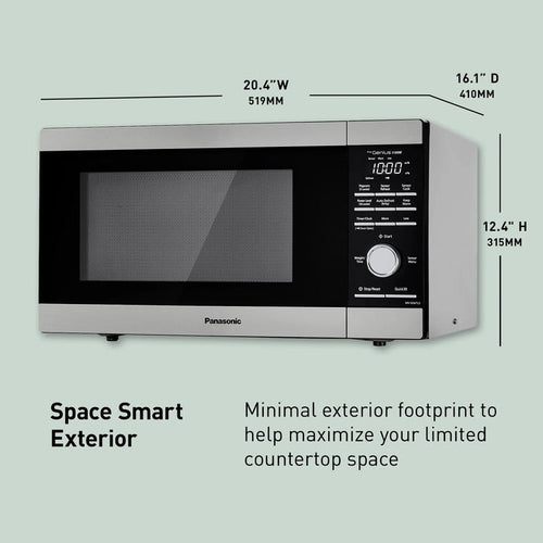 1.3 cu.ft. Genius Sensor Microwave, 1100W - NN-SD67LS