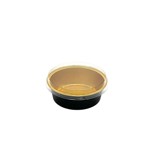 Round Clear PET Lid To Suit 150mL Foil Cake Tin Base - TEM IMPORTS™