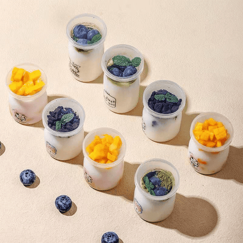 150mL Mini Transparent Matt PP Milk Dessert Bottle - TEM IMPORTS™