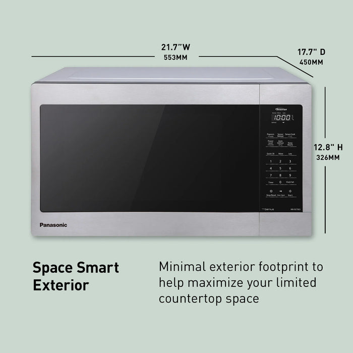 1.6 cu. ft. Inverter Microwave, 1200W - NN-SC73LS