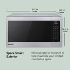 1.6 cu. ft. Inverter Microwave, 1200W - NN-SC73LS