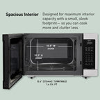 1.6 cu. ft. Inverter Microwave, 1200W - NN-SC73LS