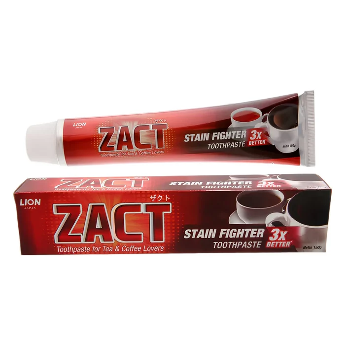 زاكت معجون اسنان لاثار القهوة والشاي 190جم - Zact Coffee & Tea Stain Removal Toothpaste (190g)