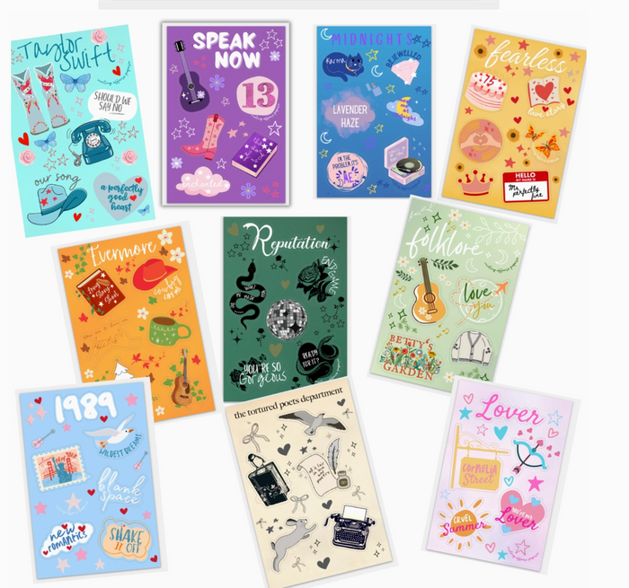 1989 Sticker Sheet (Taylor Swift)
