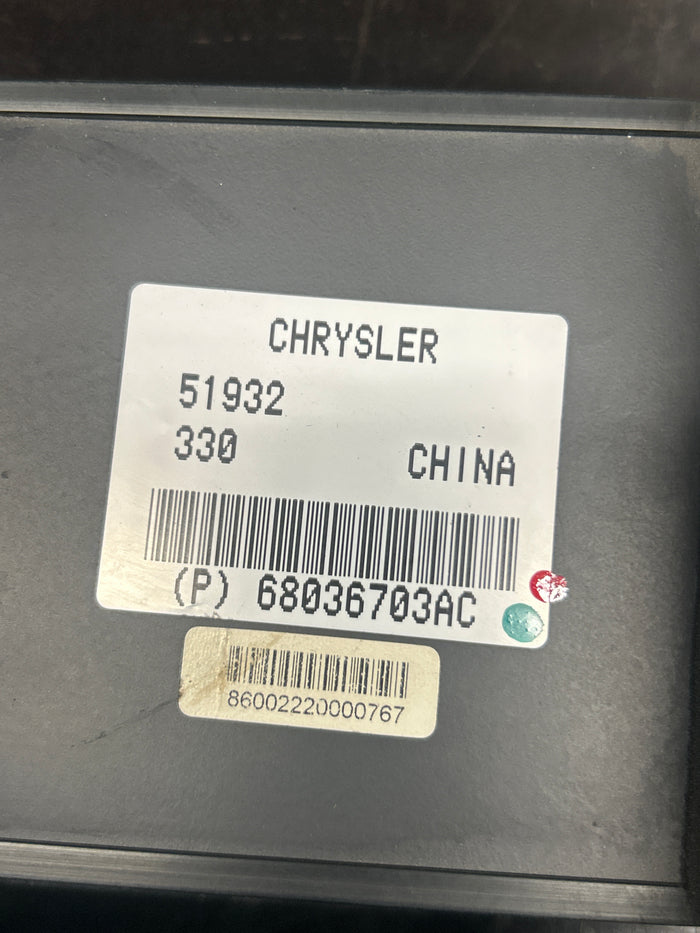2006-2011 Challenger Charger 300 Magnum Audio Sound Amplifier Amp 68036703AC