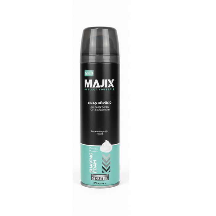 ماجيكس فوم حلاقة 200مل حساس - Majix Shaving Foam 200ml - Sensitive