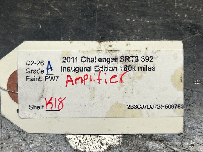 2010-2011 Challenger Charger 300 SRT8 Stereo Amplifier Amp Audio OEM 05035022AE