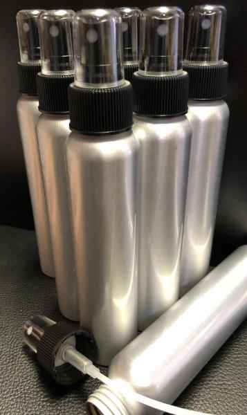 4 oz Aluminum Bullet Bottle & Fine Mist Sprayer