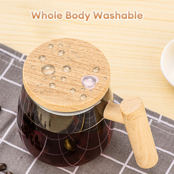 400ml Self-Stirring Coffee Mug – USB Rechargeable Automatic Mixing Cup – Home Hatch Pakistan”