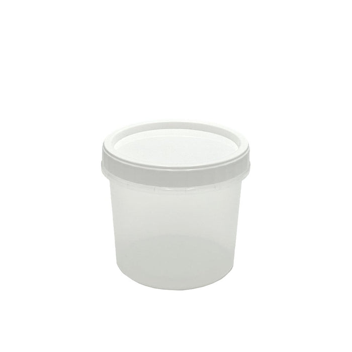 700mL Screw White Twist Top Round Container Set - TEM IMPORTS™