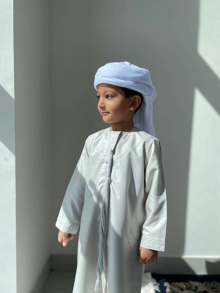 Kids Light Green Boys Jubba Thobe