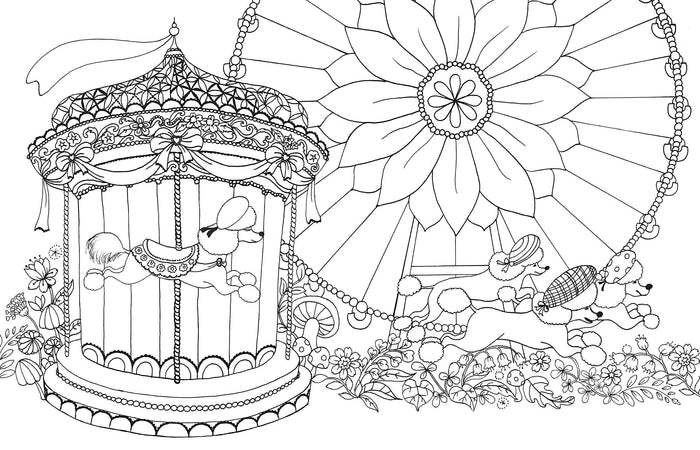 A Million Dogs Coloring Book