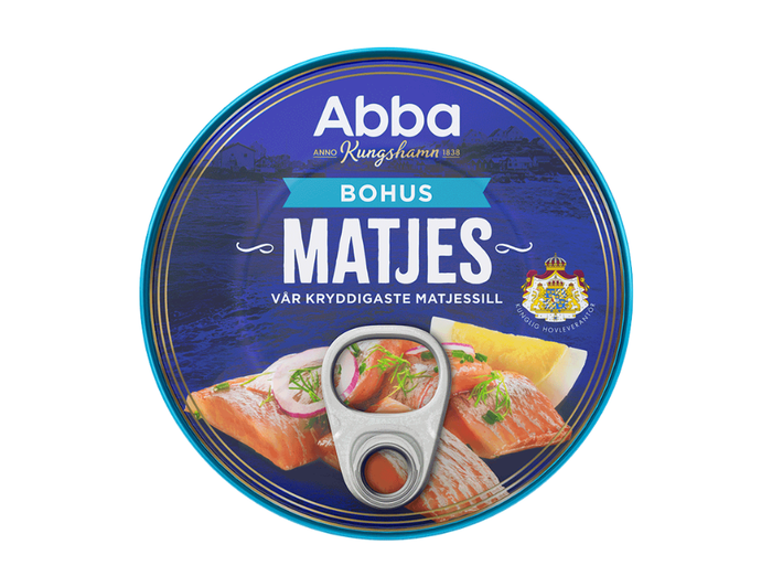 Abba Klassisk Matjessill 4 × 215g (4 × 7.58 oz) – Traditional Swedish Pickled Herring