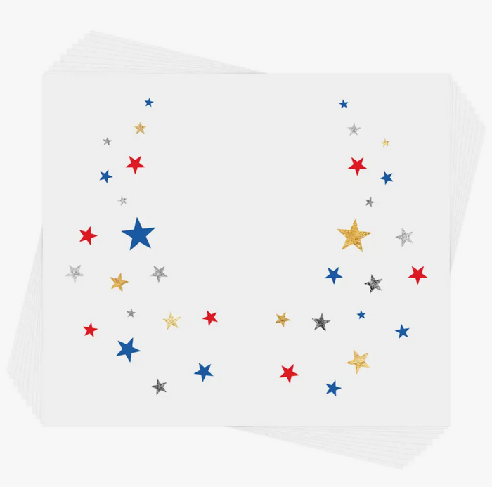 American Starry Eye Temporary Tattoo