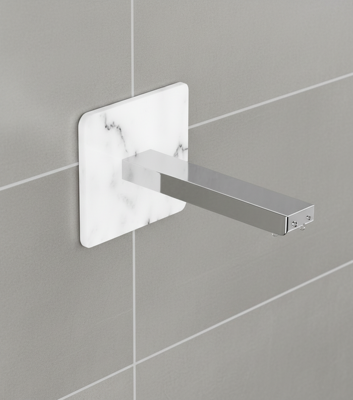 Aquatica Elements Bath Spout with Black/White Marble