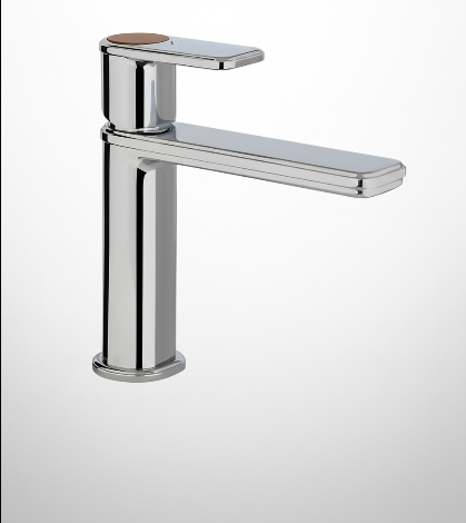 Aquatica Essences Basin Mixer - Wood Cover Cap