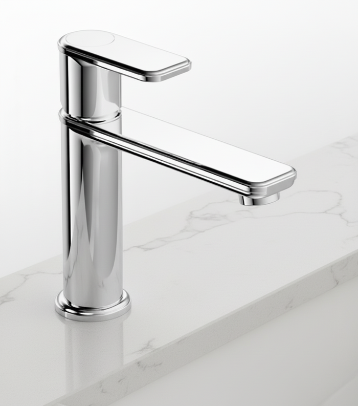 Aquatica Essences Basin Mixer - Wood Cover Cap