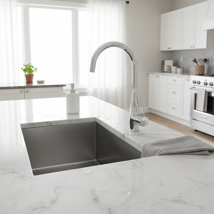 Aquatica Gesto Sink Mixer Gooseneck