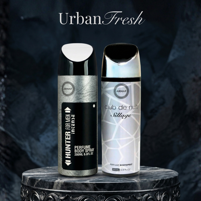 Armaf Hunter Intense & Club De Nuit Sillage Deodorants for Men & Unisex - 200ML Each (Pack of 2)