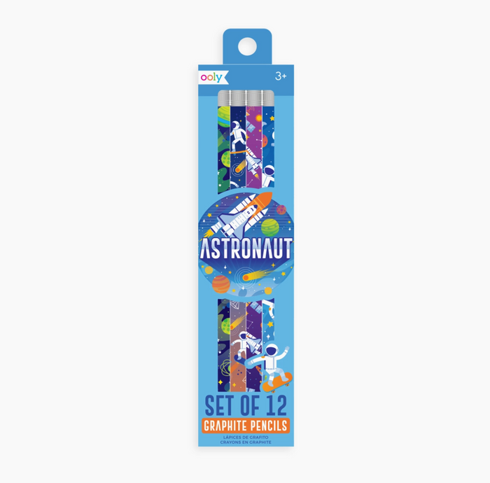 Astronaut Graphite Pencils - Set of 12