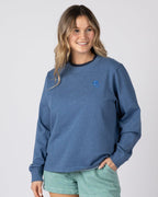 Austol Womens Sweatshirt in Bright Blue