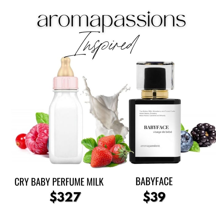 BABYFACE | Inspired by MELANIE MARTINEZ CRY BABY PERFUME MILK | Cry Baby Perfume Milk Dupe Pheromone Perfume - aromapassions