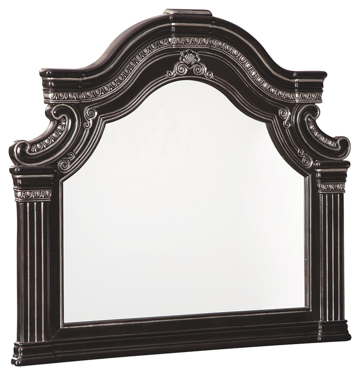 Banalski B342-36 Dark Brown Bedroom Mirror